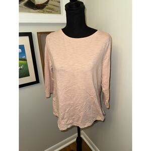 Chico's Ultimate Tee Tunic Top Women Medium Size 1 Cotton Blend Pink